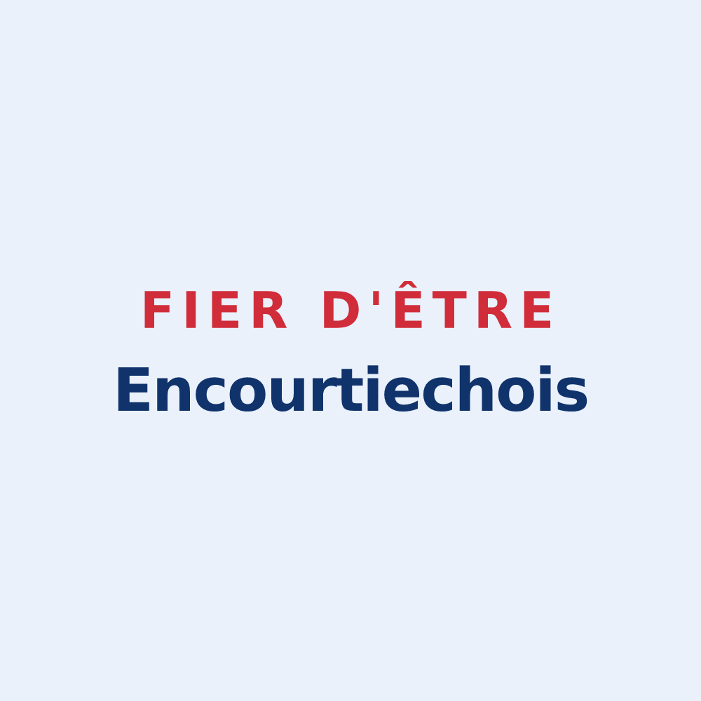 Sticker « Fier d'être Encourtiechois » — design pour Encourtiech