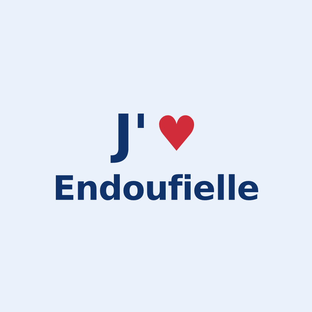 Sticker personnalisé Endoufielle — design J'aime Endoufielle
