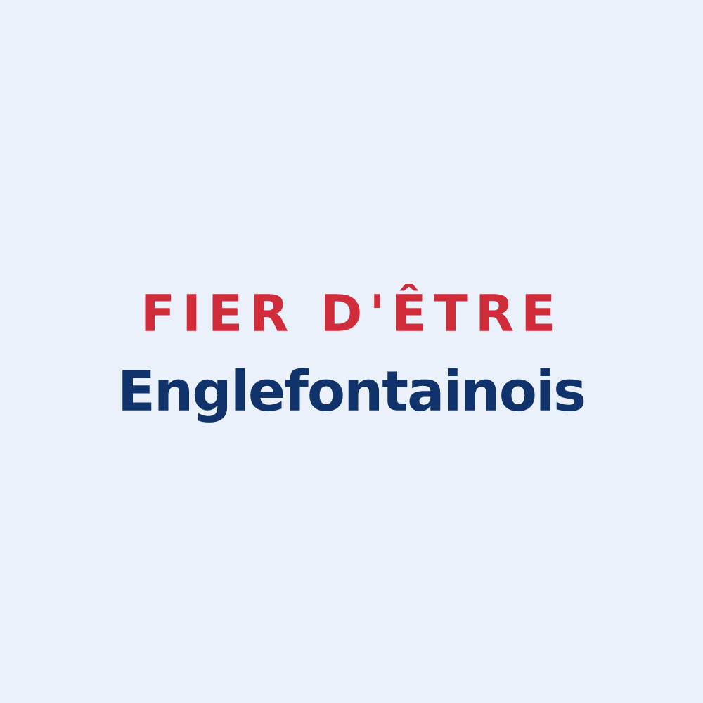 Sticker « Fier d'être Englefontainois » — design pour Englefontaine
