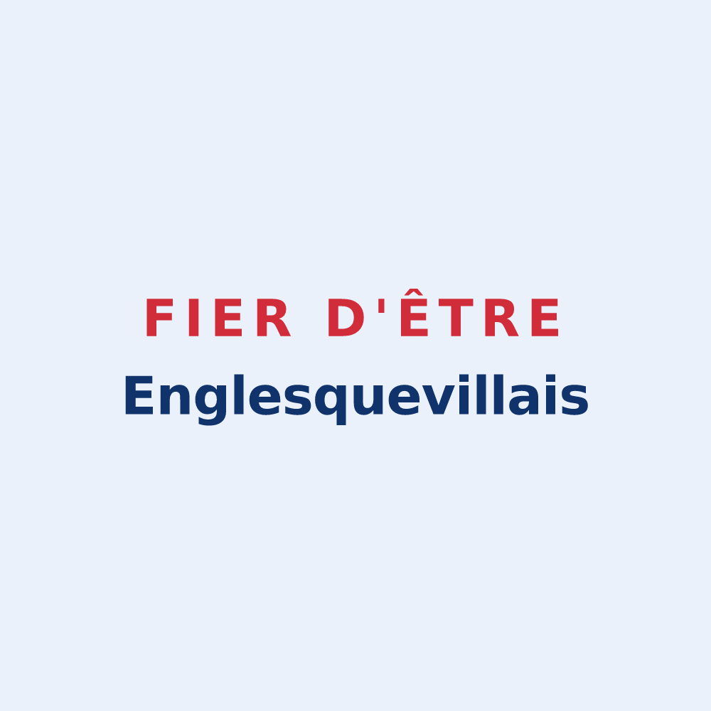 Sticker « Fier d'être Englesquevillais » — design pour Englesqueville-la-Percée