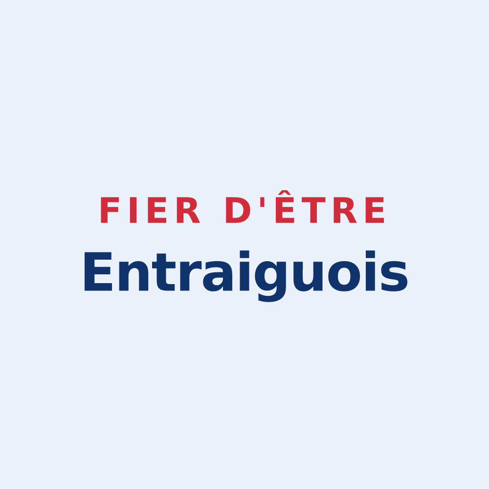 Sticker « Fier d'être Entraiguois » — design pour Entraigues-sur-la-Sorgue