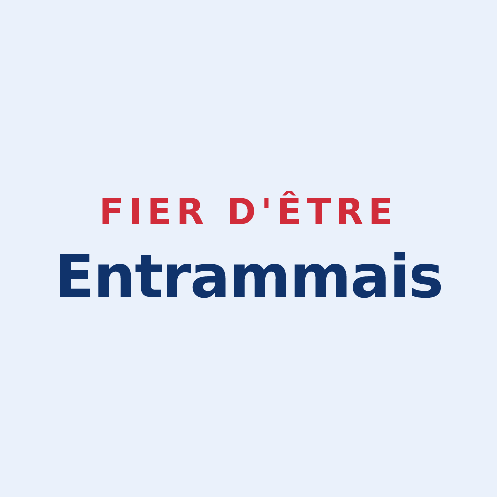 Sticker « Fier d'être Entrammais » — design pour Entrammes