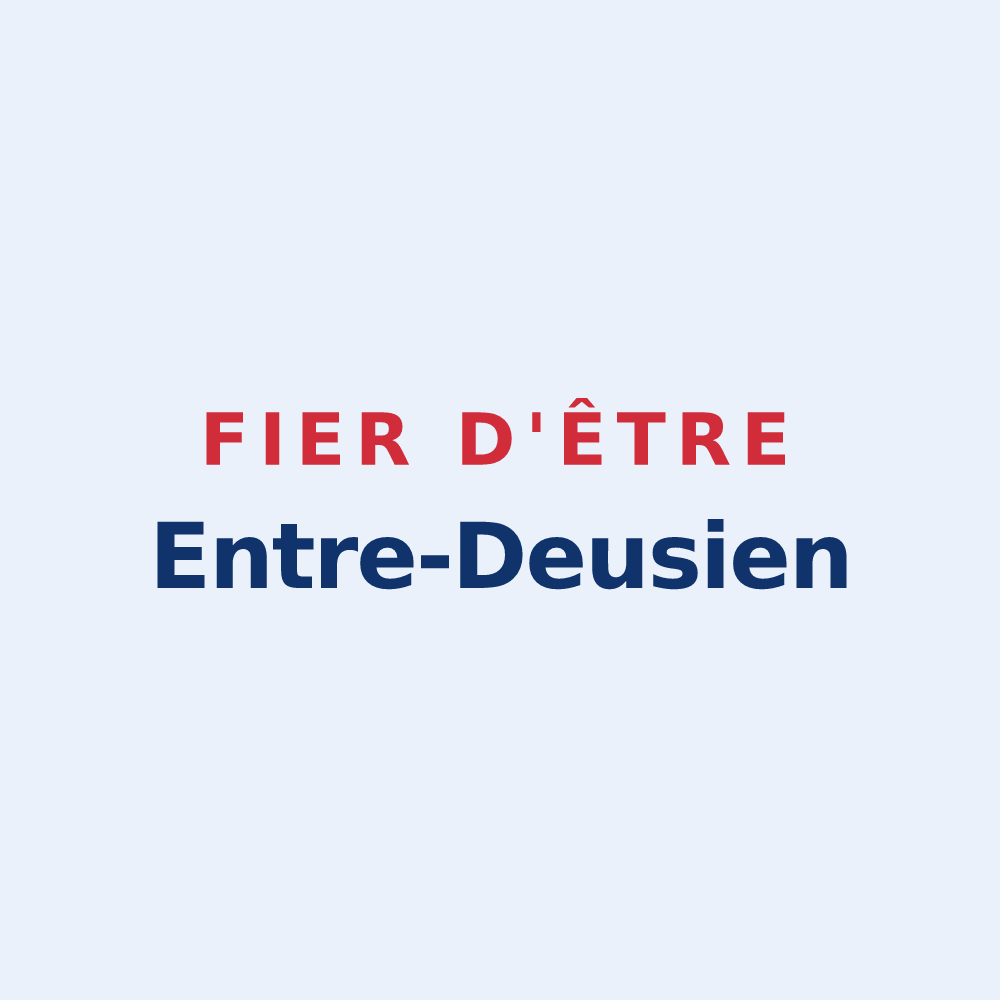 Sticker « Fier d'être Entre-Deusien » — design pour Entre-Deux
