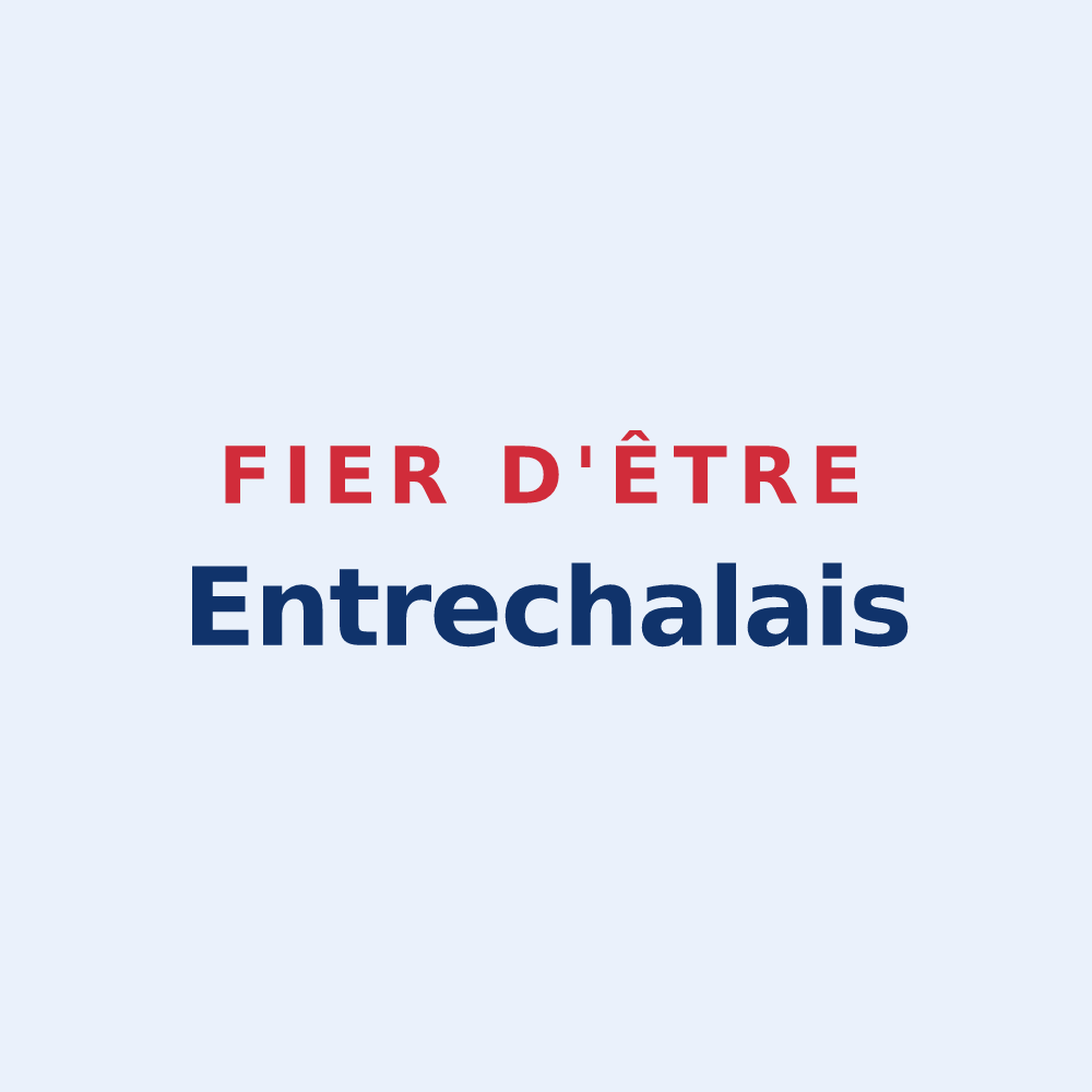 Sticker « Fier d'être Entrechalais » — design pour Entrechaux