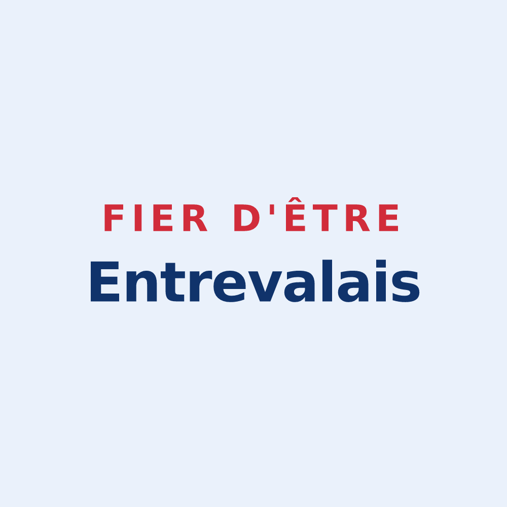Sticker « Fier d'être Entrevalais » — design pour Entrevaux