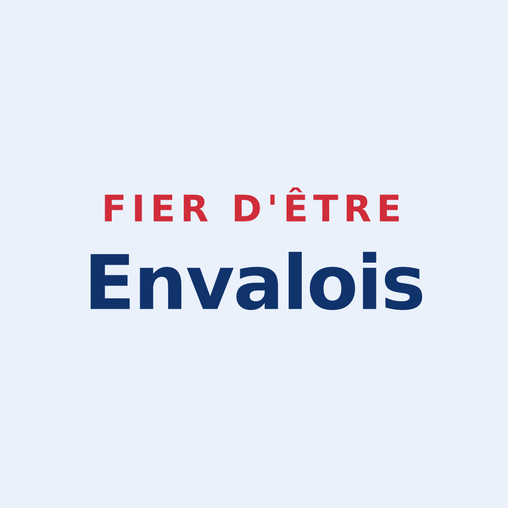 Sticker « Fier d'être Envalois » — design pour Enval