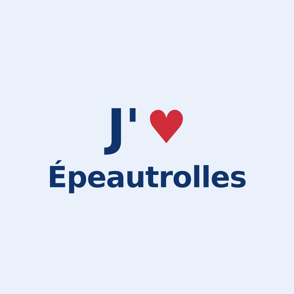 Sticker personnalisé Épeautrolles — design J'aime Épeautrolles