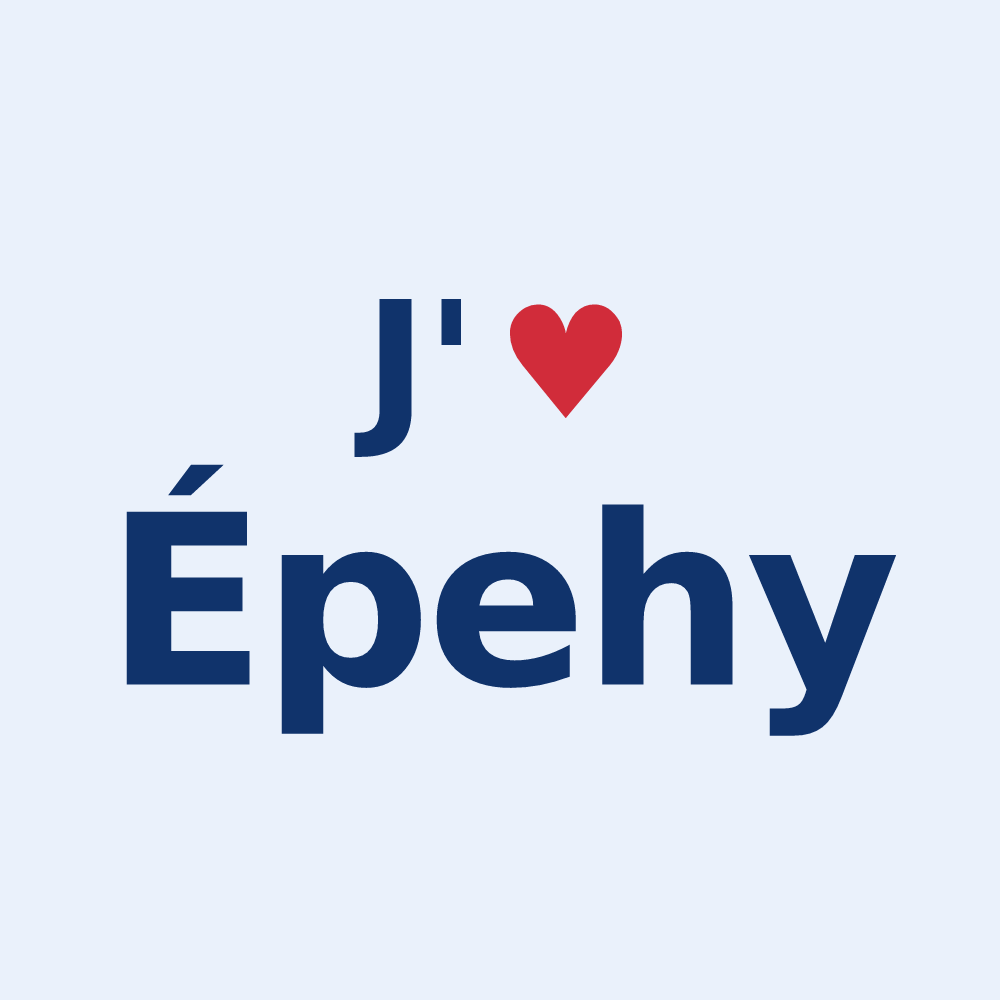 Sticker personnalisé Épehy — design J'aime Épehy