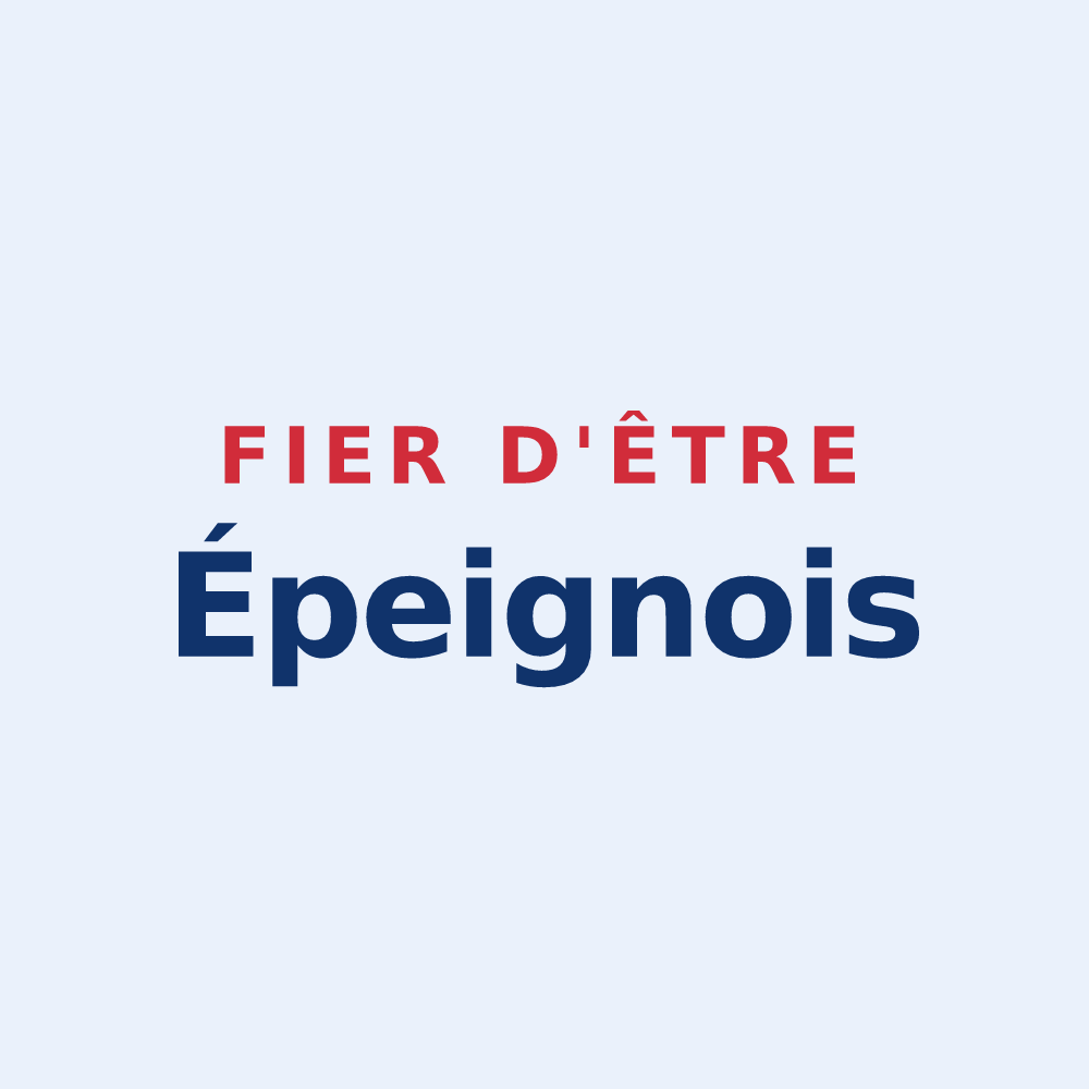 Sticker « Fier d'être Épeignois » — design pour Épeigné-les-Bois
