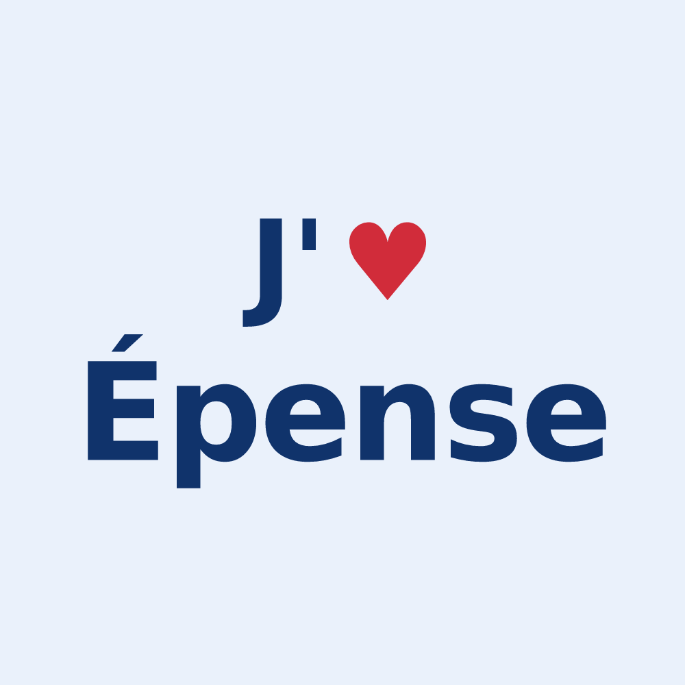 Sticker personnalisé Épense — design J'aime Épense