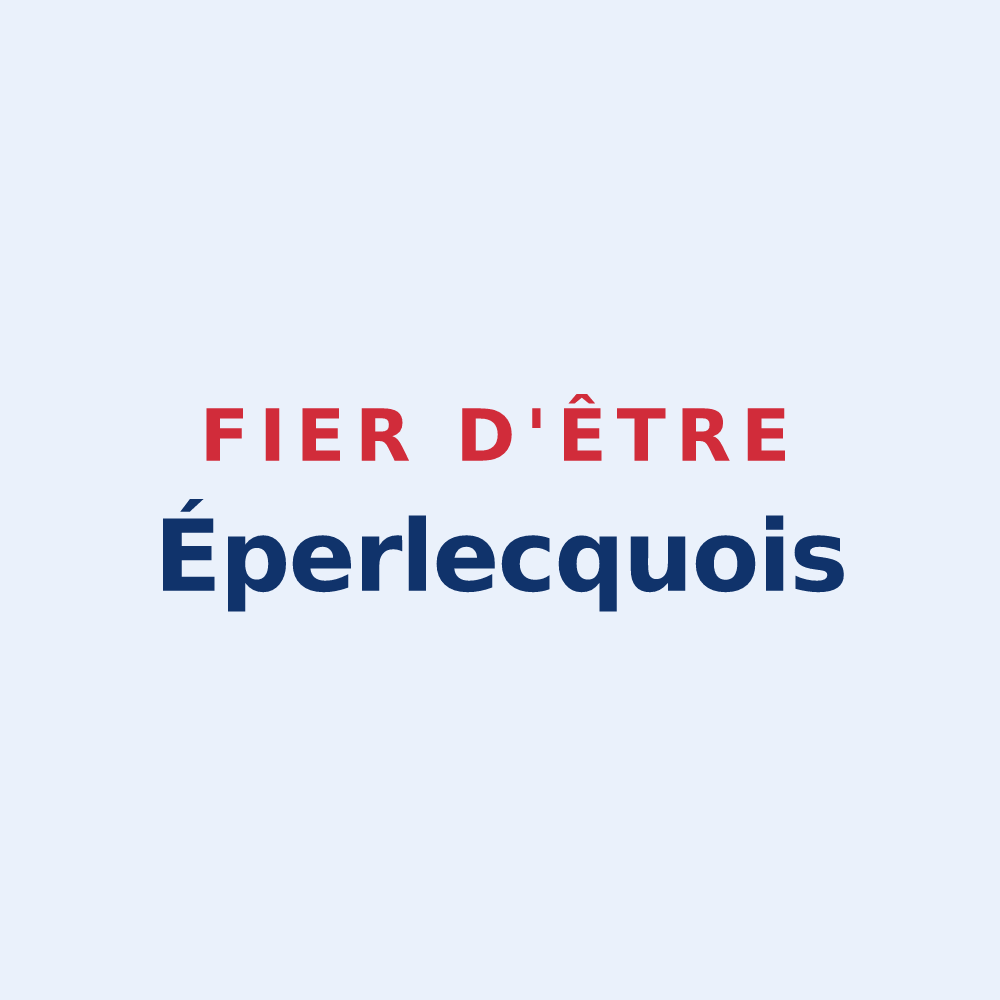 Sticker « Fier d'être Éperlecquois » — design pour Éperlecques