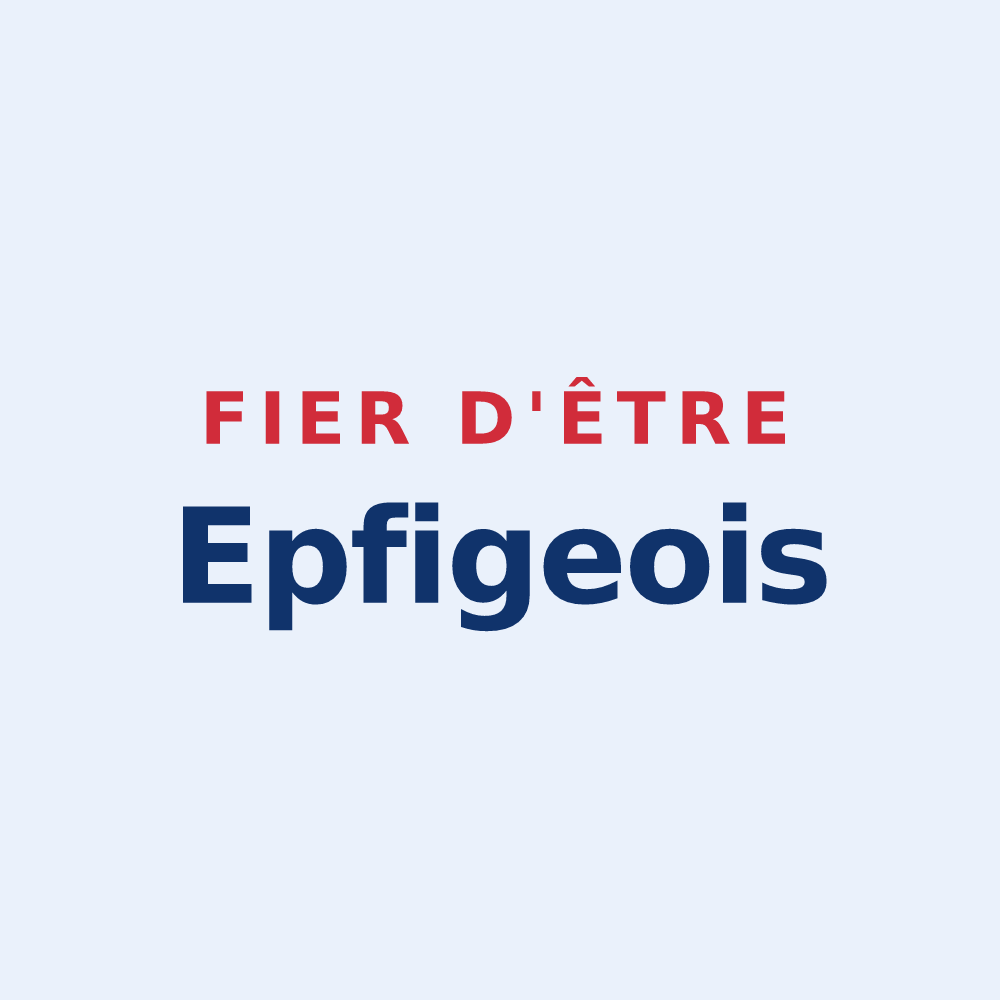 Sticker « Fier d'être Epfigeois » — design pour Epfig