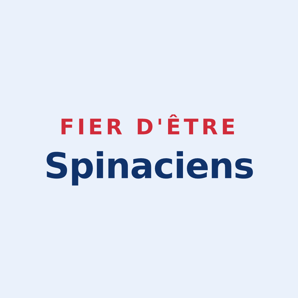 Sticker « Fier d'être Spinaciens » — design pour Épinay-Champlâtreux