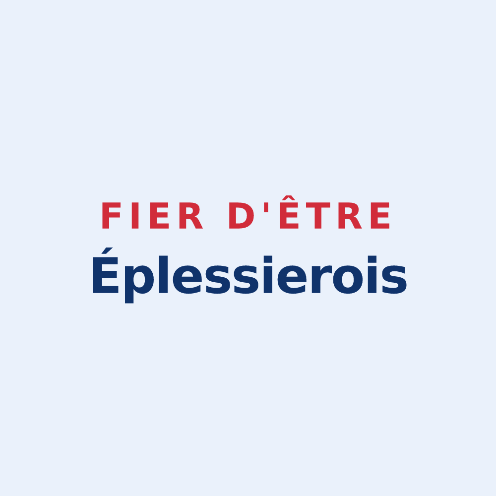 Sticker « Fier d'être Éplessierois » — design pour Éplessier