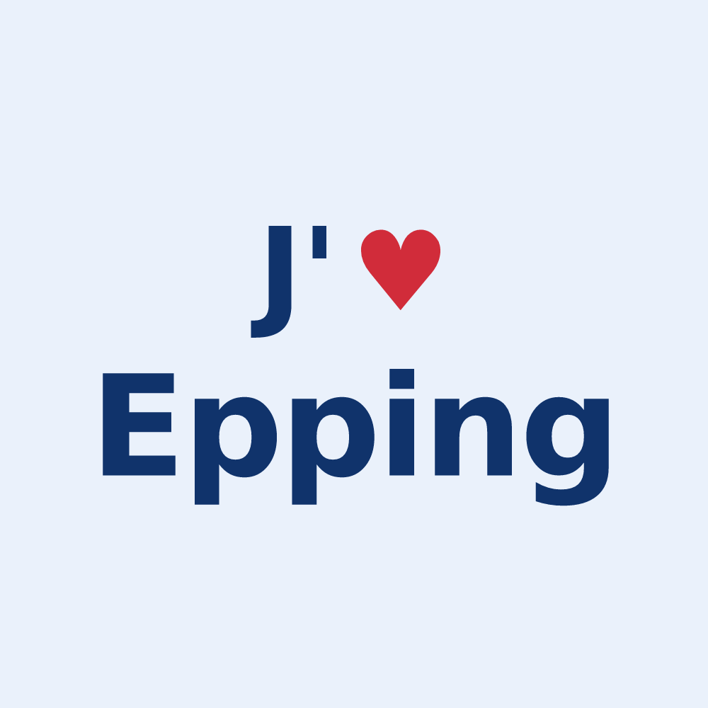 Sticker personnalisé Epping — design J'aime Epping