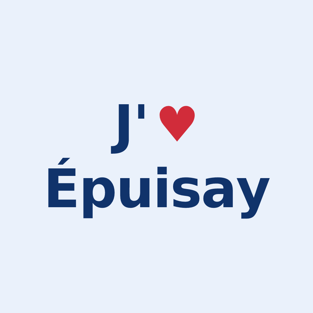 Sticker personnalisé Épuisay — design J'aime Épuisay