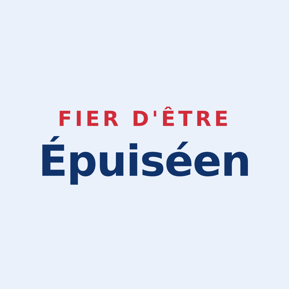 Sticker « Fier d'être Épuiséen » — design pour Épuisay