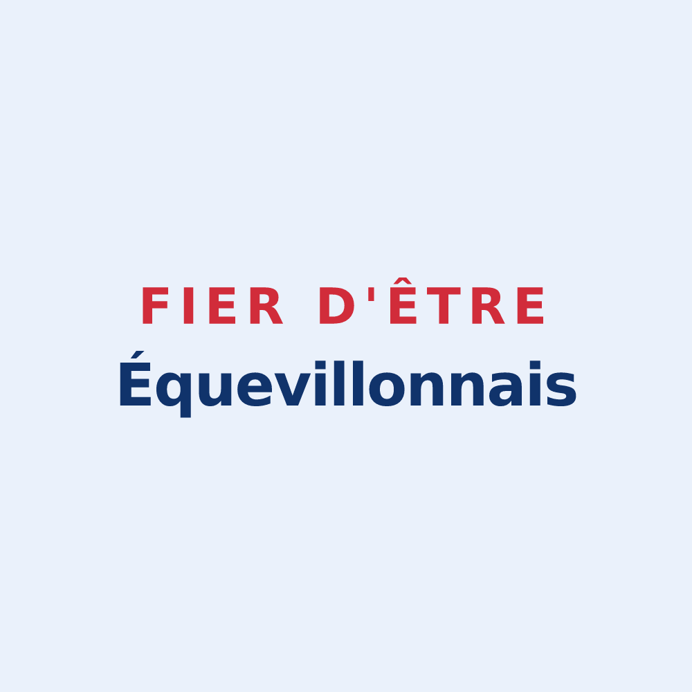Sticker « Fier d'être Équevillonnais » — design pour Équevillon