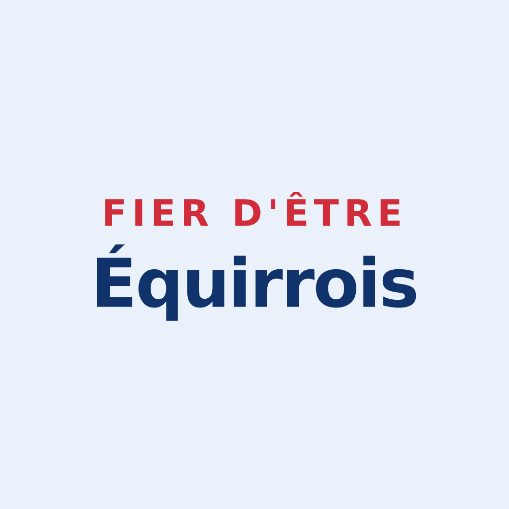 Sticker « Fier d'être Équirrois » — design pour Équirre