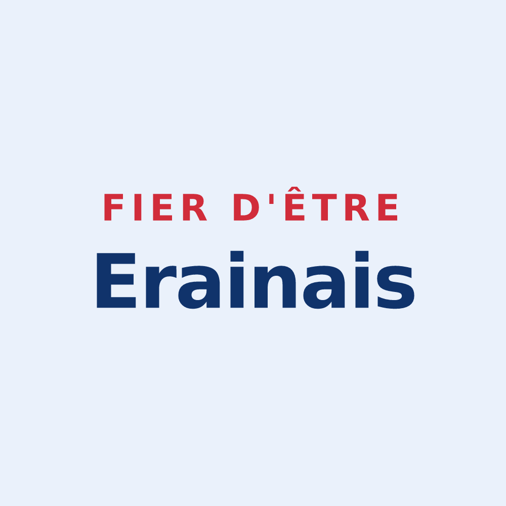 Sticker « Fier d'être Erainais » — design pour Eraines