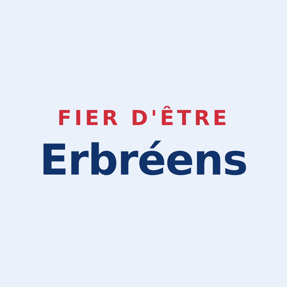 Sticker « Fier d'être Erbréens » — design pour Erbrée