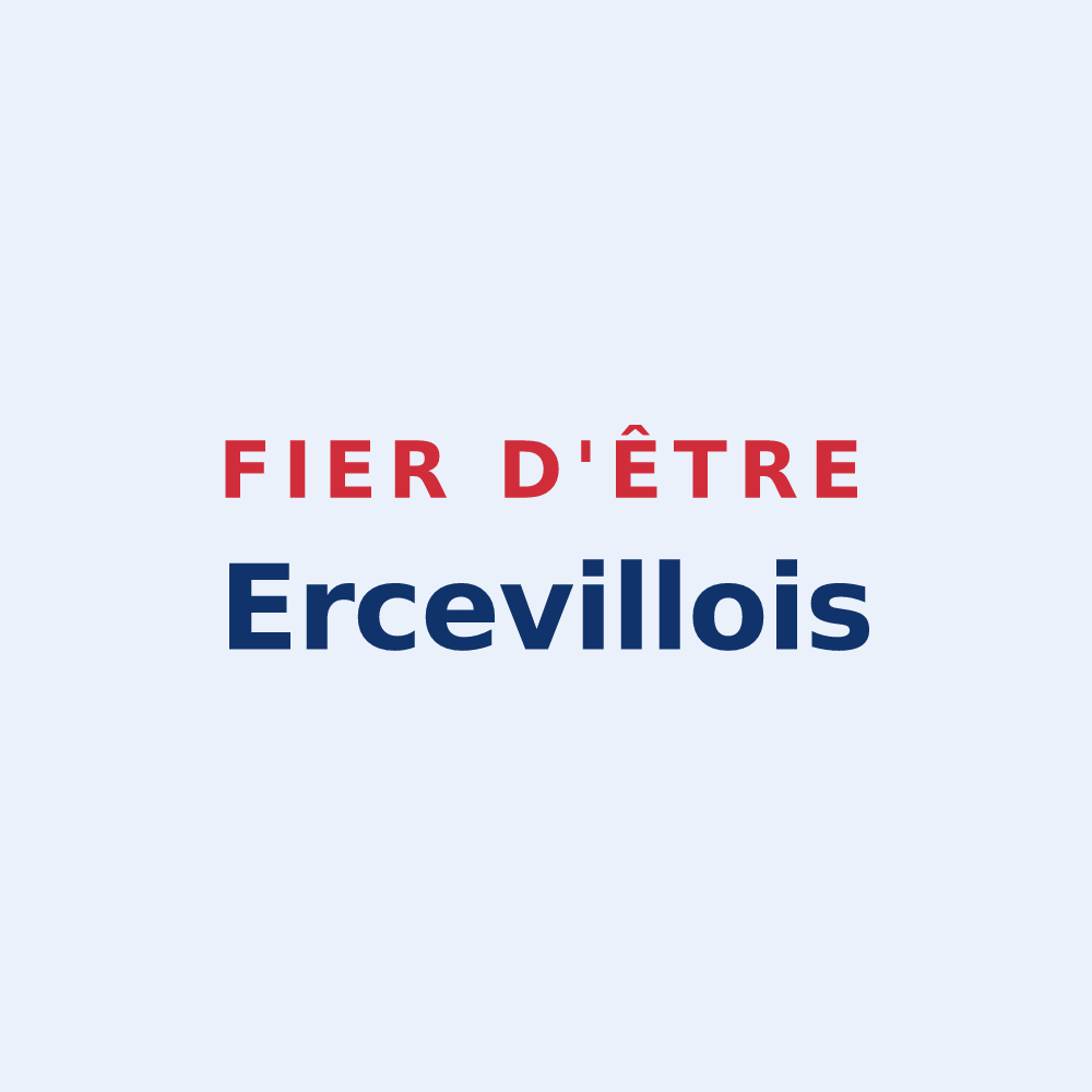Sticker « Fier d'être Ercevillois » — design pour Erceville