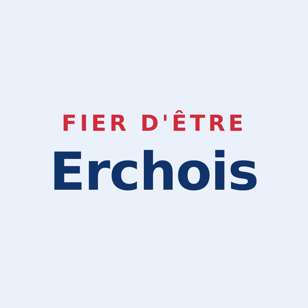 Sticker « Fier d'être Erchois » — design pour Erches