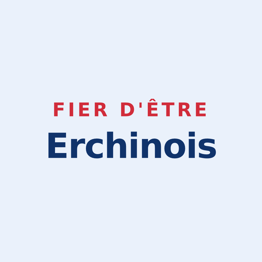 Sticker « Fier d'être Erchinois » — design pour Erchin
