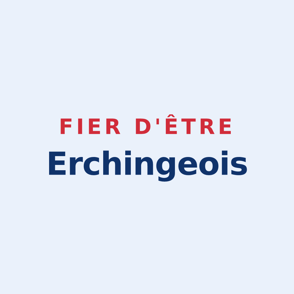 Sticker « Fier d'être Erchingeois » — design pour Erching