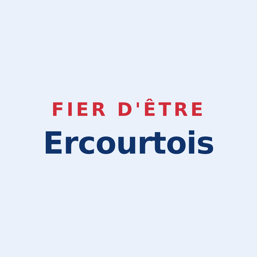 Sticker « Fier d'être Ercourtois » — design pour Ercourt