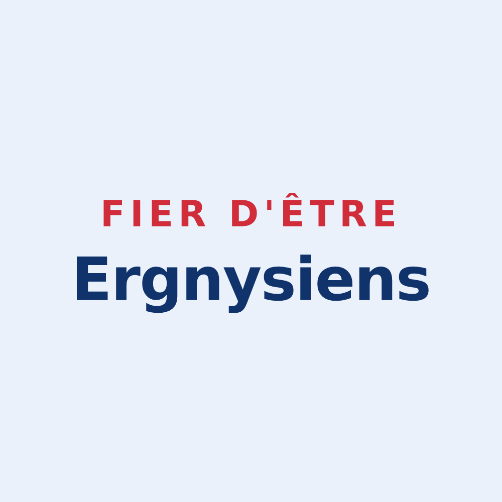 Sticker « Fier d'être Ergnysiens » — design pour Ergny