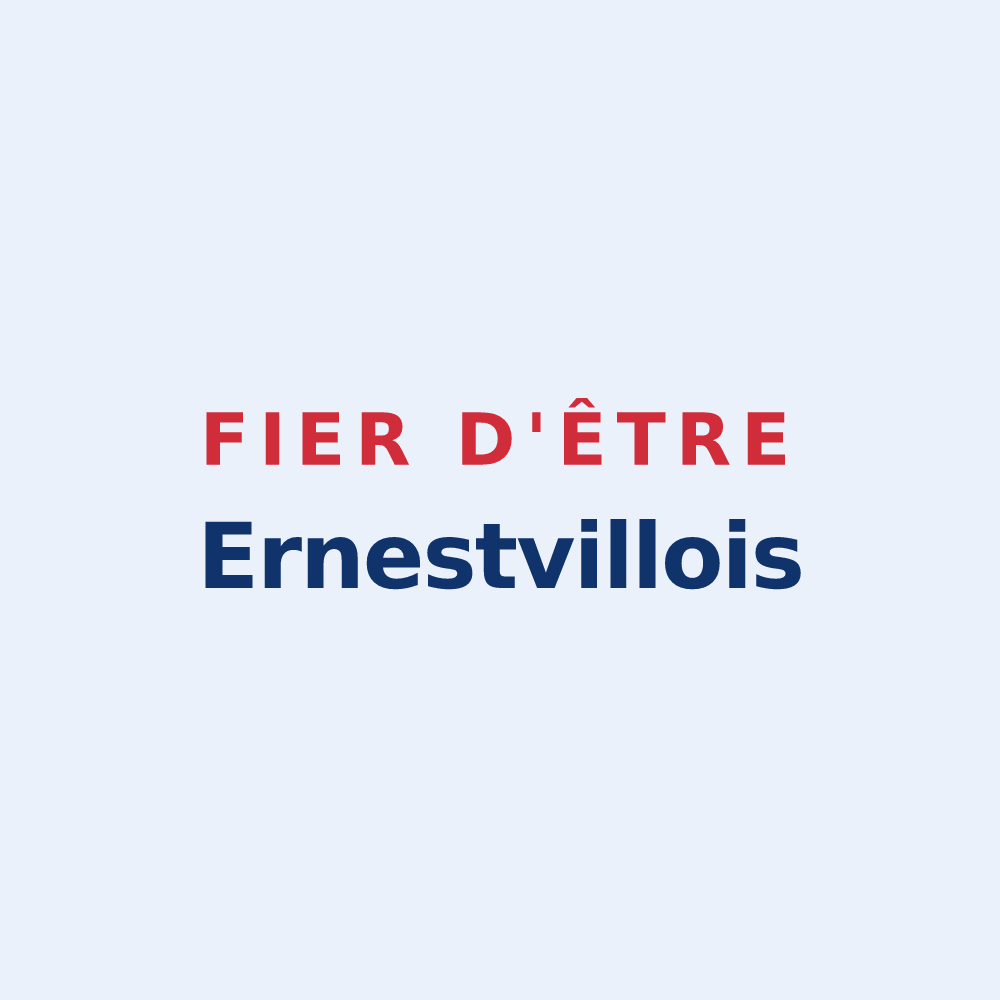 Sticker « Fier d'être Ernestvillois » — design pour Ernestviller