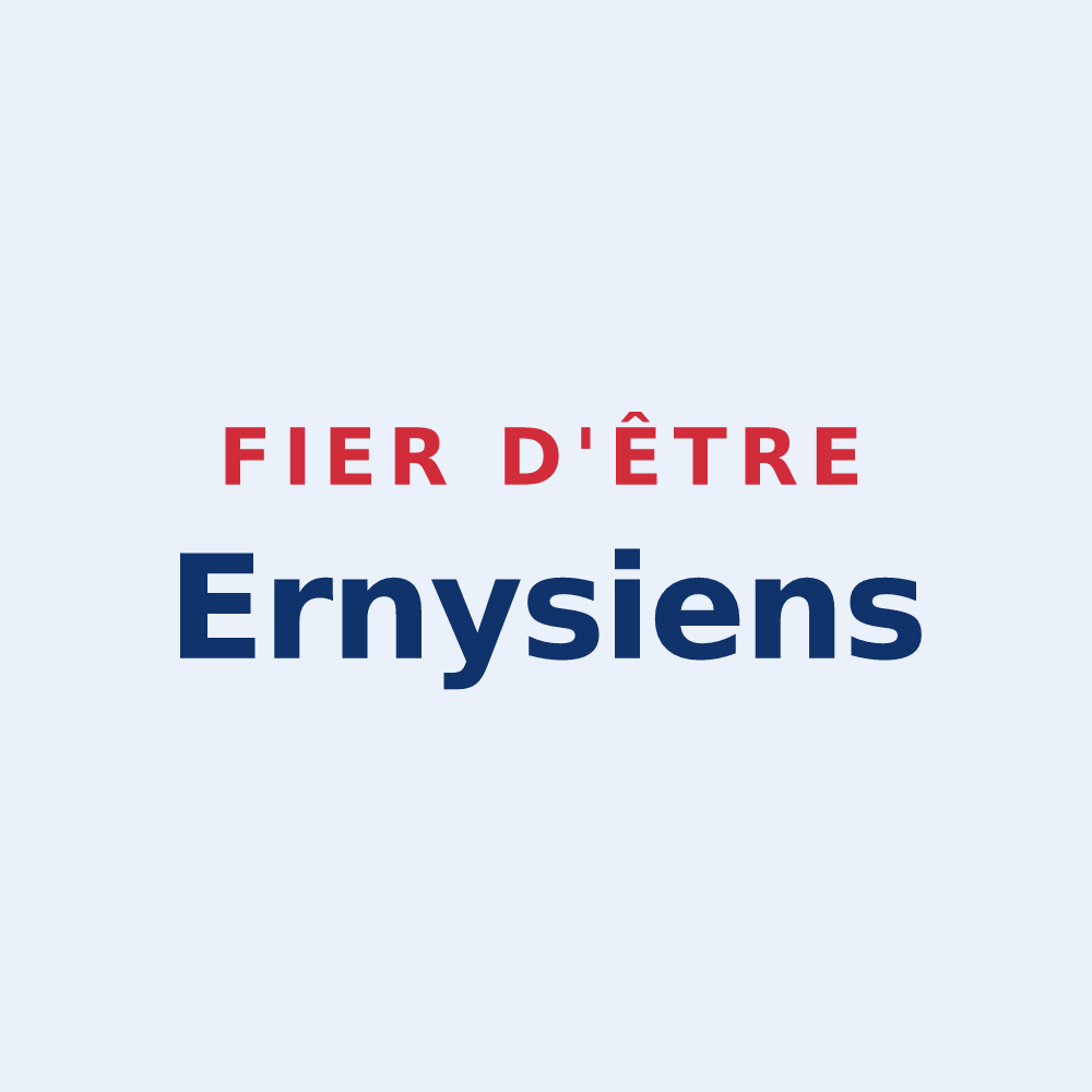 Sticker « Fier d'être Ernysiens » — design pour Erny-Saint-Julien
