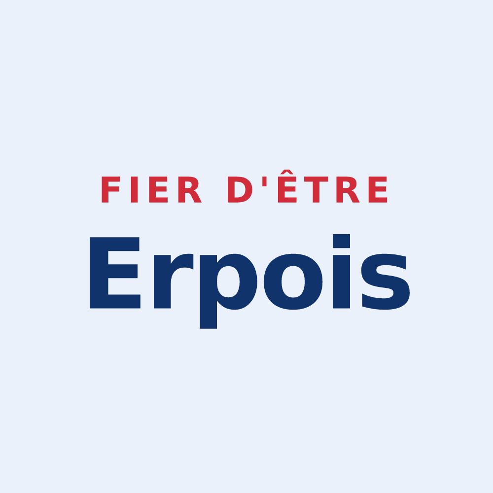 Sticker « Fier d'être Erpois » — design pour Erp