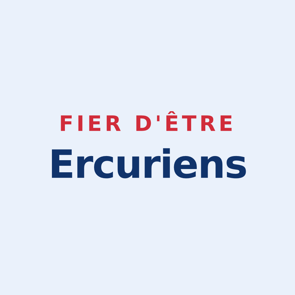 Sticker « Fier d'être Ercuriens » — design pour Erquery