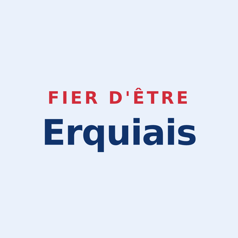 Sticker « Fier d'être Erquiais » — design pour Erquy