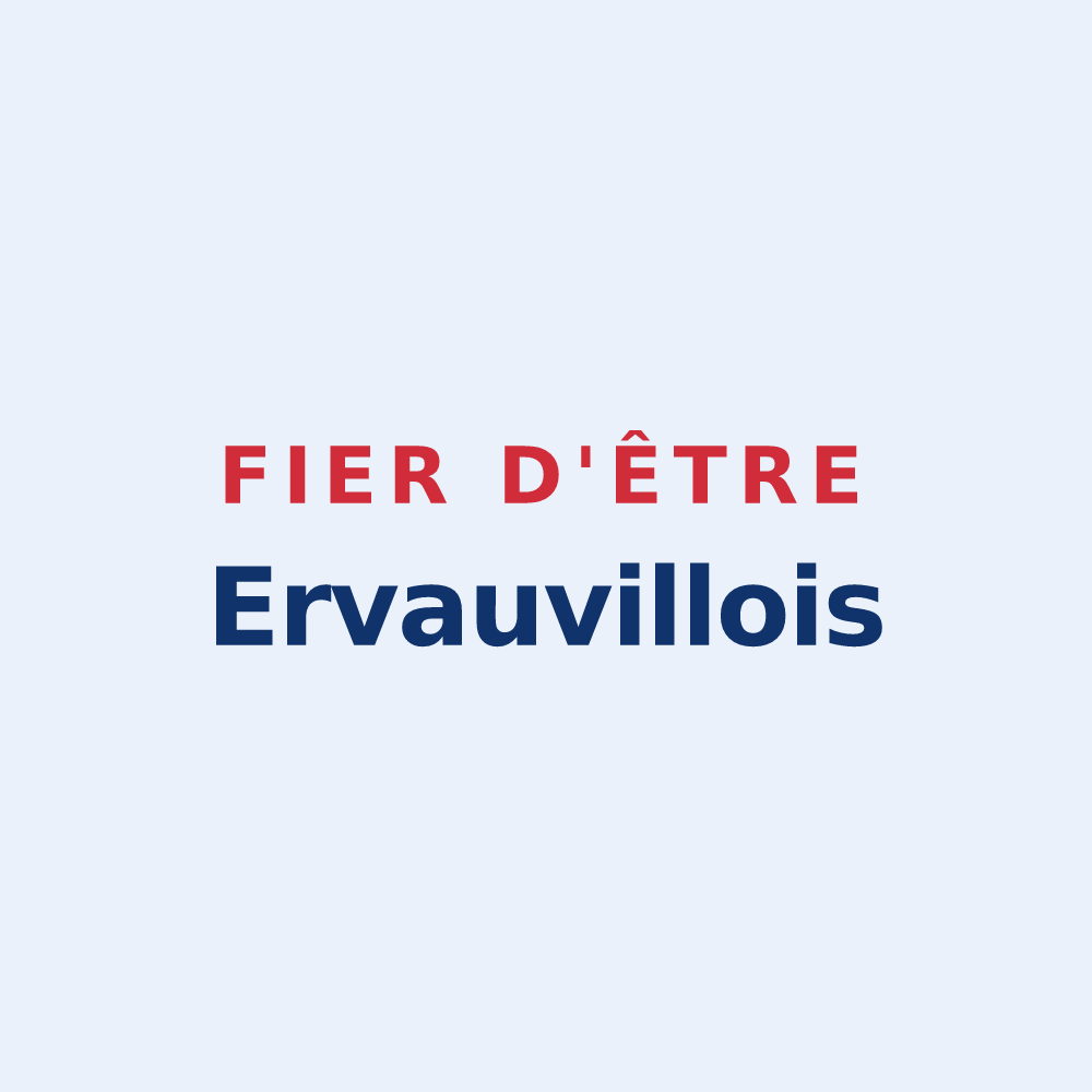 Sticker « Fier d'être Ervauvillois » — design pour Ervauville