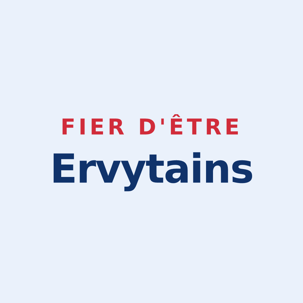 Sticker « Fier d'être Ervytains » — design pour Ervy-le-Châtel