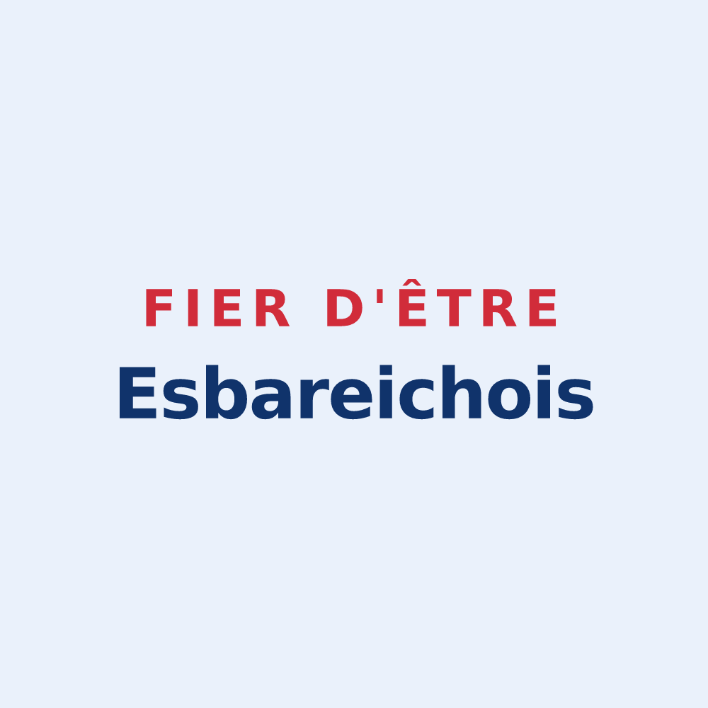 Sticker « Fier d'être Esbareichois » — design pour Esbareich