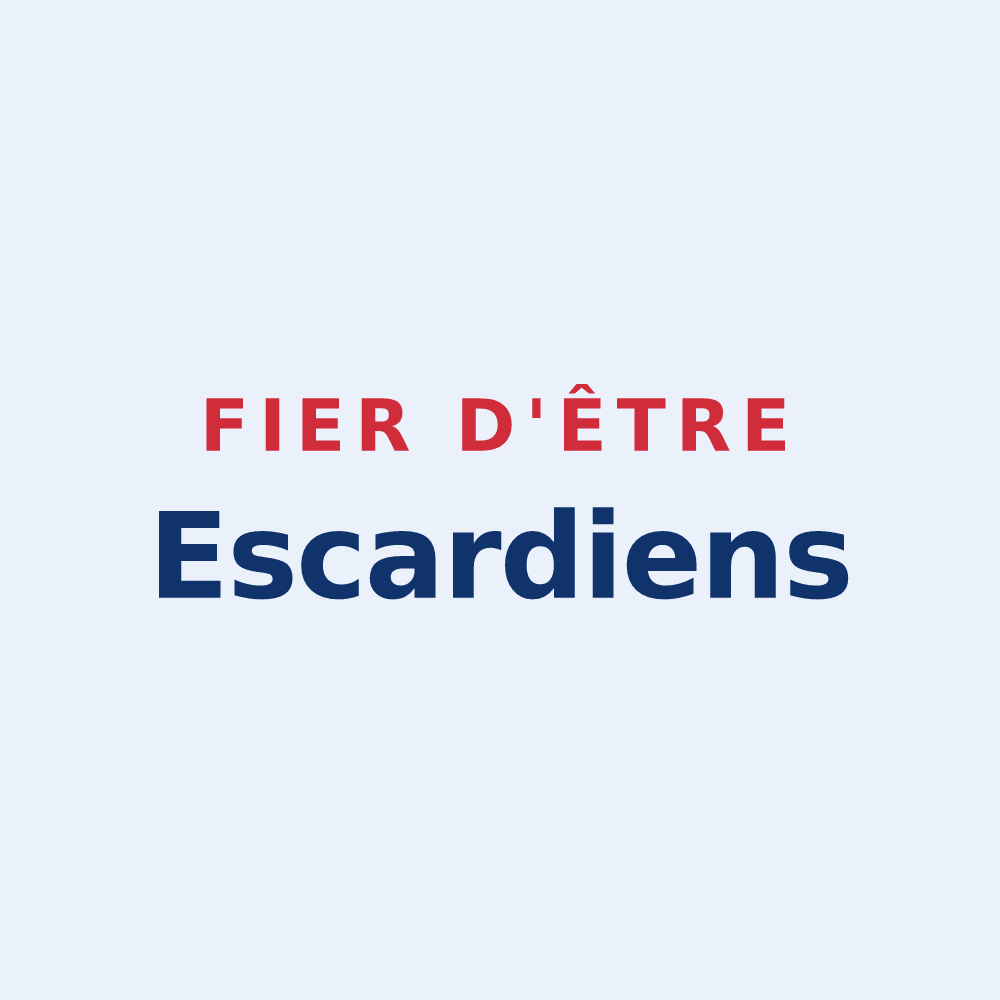 Sticker « Fier d'être Escardiens » — design pour Escardes