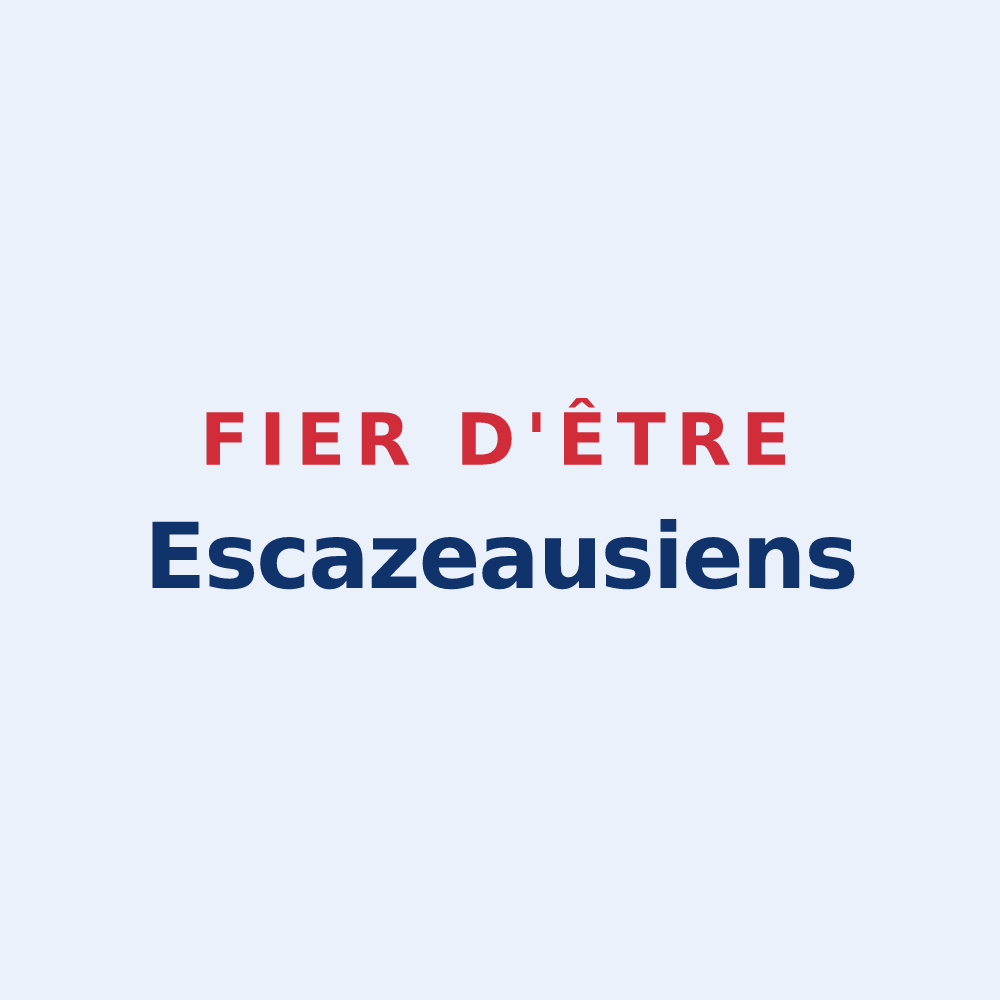 Sticker « Fier d'être Escazeausiens » — design pour Escazeaux