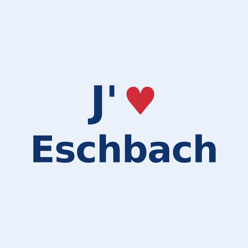 Sticker personnalisé Eschbach — design J'aime Eschbach