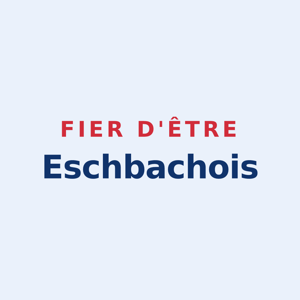 Sticker « Fier d'être Eschbachois » — design pour Eschbach