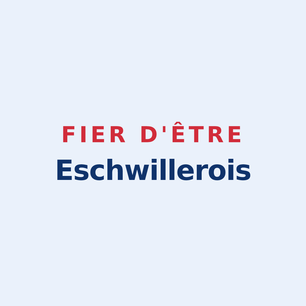 Sticker « Fier d'être Eschwillerois » — design pour Eschwiller