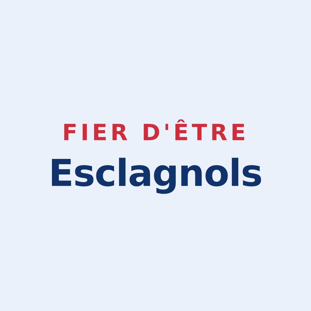 Sticker « Fier d'être Esclagnols » — design pour Esclagne