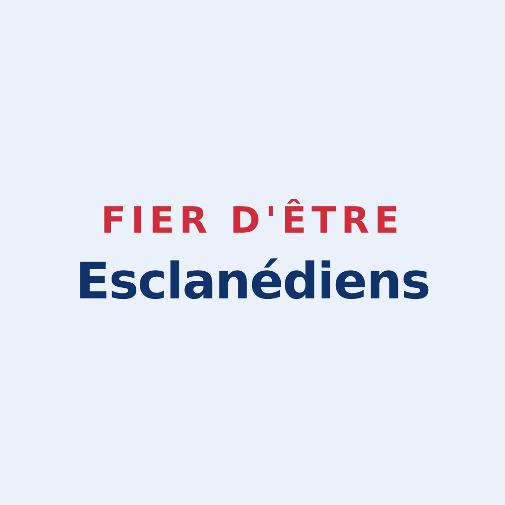 Sticker « Fier d'être Esclanédiens » — design pour Esclanèdes