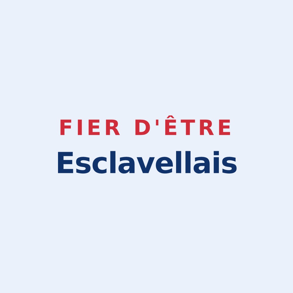 Sticker « Fier d'être Esclavellais » — design pour Esclavelles