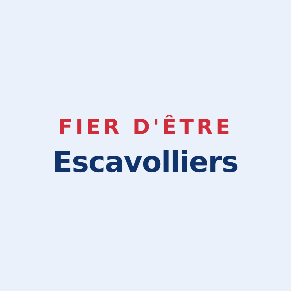 Sticker « Fier d'être Escavolliers » — design pour Esclavolles-Lurey
