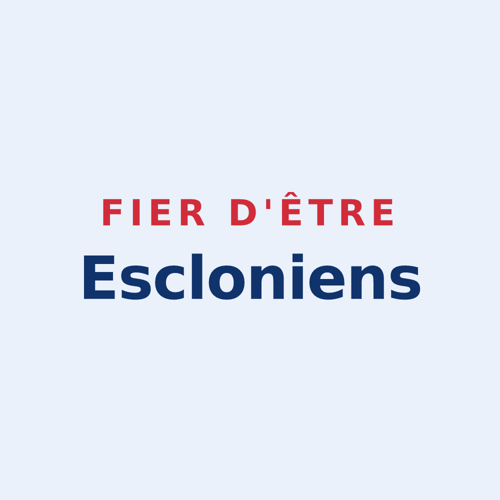 Sticker « Fier d'être Escloniens » — design pour Escles