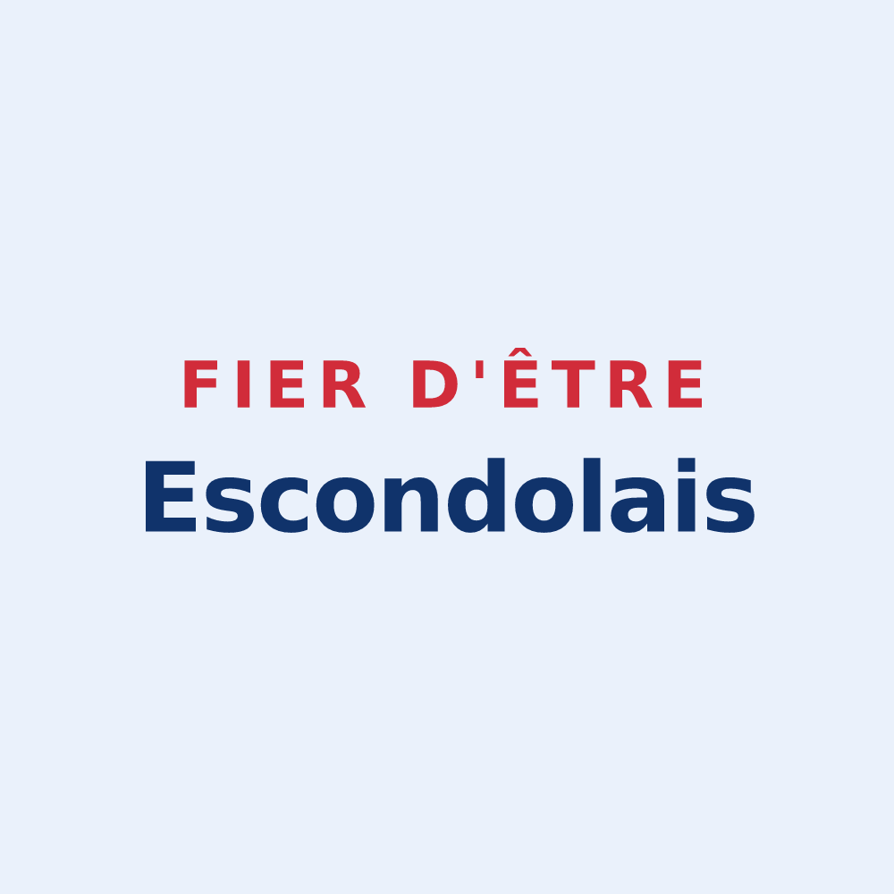 Sticker « Fier d'être Escondolais » — design pour Escondeaux